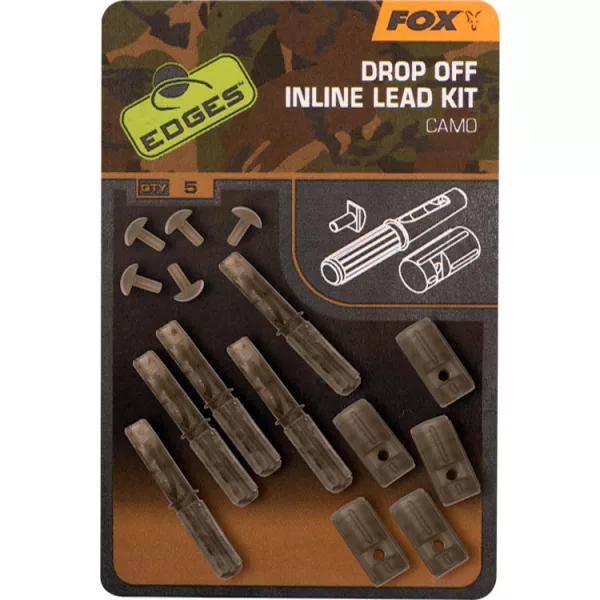 Fox Camo Inline Olovni Sistemi za Otpuštanje Kit x5 Klip za olovo