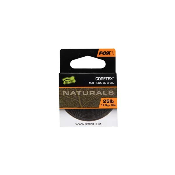 Fox Edges Naturals 11,3kg 20m Pleteni predvez za udicu