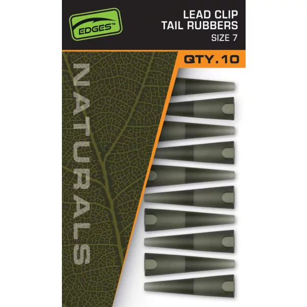 Fox Edges Naturals 7 Lead Clip Tail Rubber Gumena čahura
