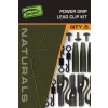 Fox Edges Naturals Power Grip Lead Clip Set