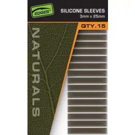 Fox Edges Naturals 3x25mm Silikonska cijev 15kom