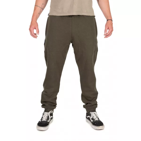 Fox Collection Joggers zeleno-crne trenirke XL