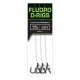 Fox Carp Ready Rigs Fluoro D Rig 6 Udica s petljom i bodljom, predvezana, 3kom