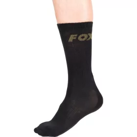 Fox Fekete Zokni 44-47 3pár