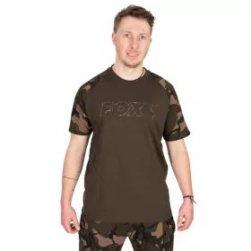 Fox Outline T-Shirt Khaki Camo Majica S