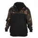 Fox LW Crno-camo Split Zip Hoody Pulover s kapuljačom na patentni zatvarač M
