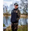Fox LW Crno-camo Split Zip Hoody Pulover s kapuljačom na patentni zatvarač M