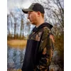 Fox LW Crno-camo Split Zip Hoody Pulover s kapuljačom na patentni zatvarač XL
