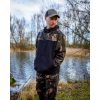 Fox LW Crno-camo Split Zip Hoody Pulover s kapuljačom na patentni zatvarač 2XL