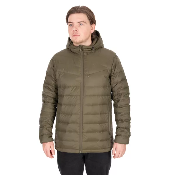 Fox Explorer Downfill Packaway Khaki Jacket Pehelykabát M