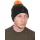 Fox Collection Bobble Hat Crno-narančasta kapa s cofom