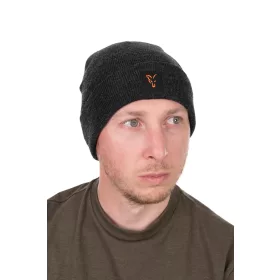 Fox Collection Beanie Crno-narančasta kapa