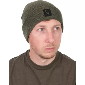 Fox Collection Beanie Zeleno-crna kapa