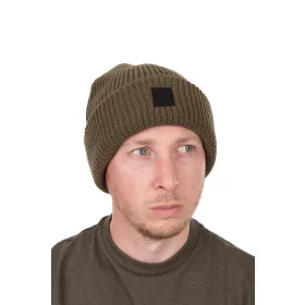 Fox Olive Merino Blend Beanie Kapa