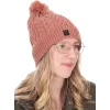 Fox Womens Knitted Bobble Ženska kapa s cofom