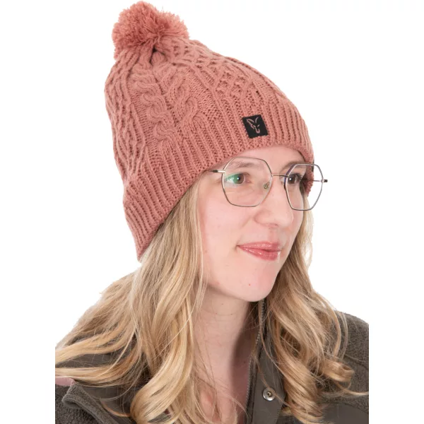 Fox Womens Knitted Bobble Ženska kapa s cofom
