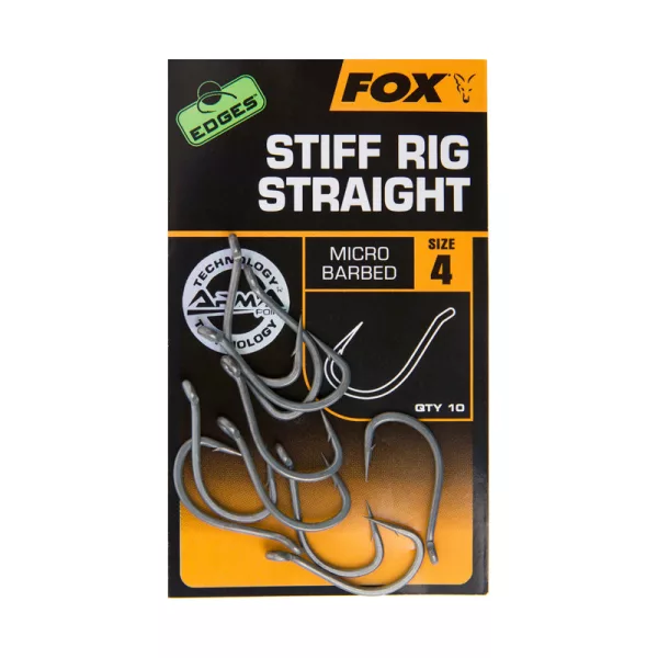Fox EDGES™ Stiff Rig Straight - Veličina 5 Udica