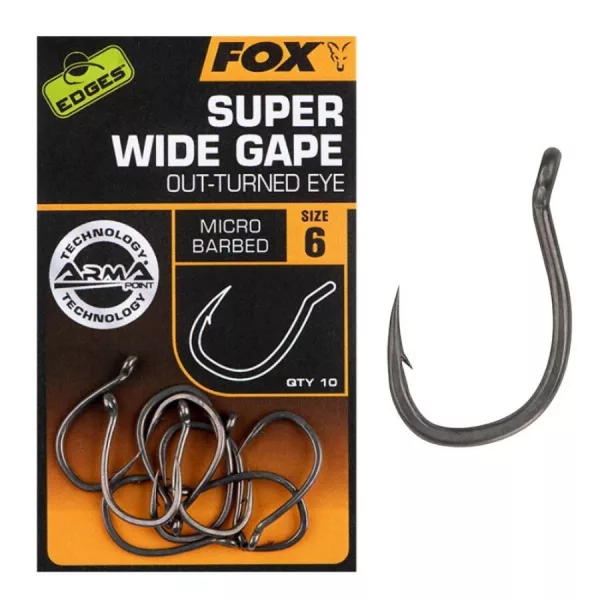 FOX Edges Armapoint Super Wide Gape (Outturned eye) - Size 5 udica za šarane