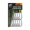 Fox Super Wide Gape Longshank 4 Füles, Szakállas Pontyozó Horog 10db