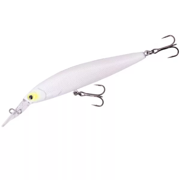 Major Craft Ceana Jerkbait 90SPM Middle 9cm 11gr #004 Yellow Cheek Pearl White Plutajući Wobbler