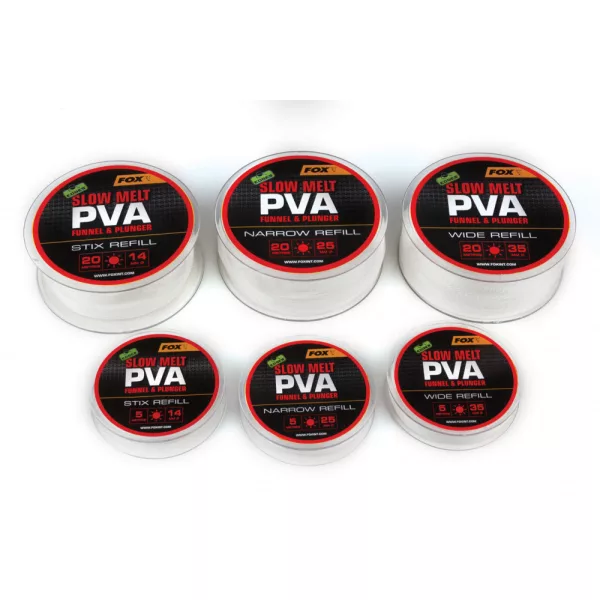 Fox EDGES™ PVA Mesh Refills Slow Melt Refills 25mm Narrow - 5m PVA mreža