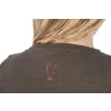 Fox WC V Neck T-Shirt Zeleno-Ljubičasta Ženska Majica S