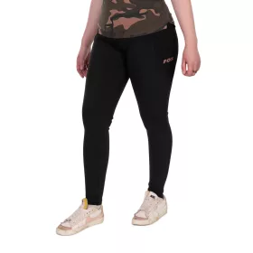 Fox Womens Black Lined Leggings Aláöltöző Nadrág XL
