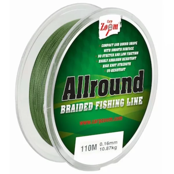 Carp Zoom CZ Allround pletenica, o 0,18 mm, 110 m, 13,76 kg, zelena