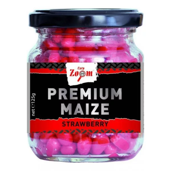 Carp Zoom CZ Premium kukuruz za ribolov, jagoda, 125 g, 220 ml