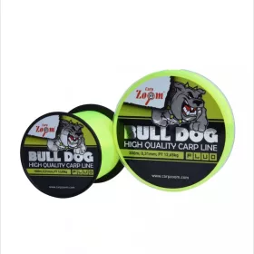   Carp Zoom CZ Bull-Dog Fluo monofilna ribolovna struna za šarane, o 0,35 mm, 300 m, 15,45 kg, fluo zelena