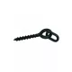 Carp Zoom CZ Pop up vijak s ovalnom alkicom, 12 mm, crni, 10 kom