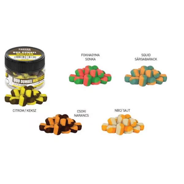 Feeder Competition FC Duo Dumbel Wafters mamac za udicu, o8x12 mm, čokolada, naranča, 15 g