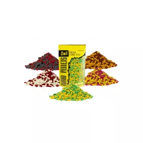   Carp Zoom CZ 2u1 Turbo brzo otapajući pelet, 3 mm, jagoda, riblji, 500 g