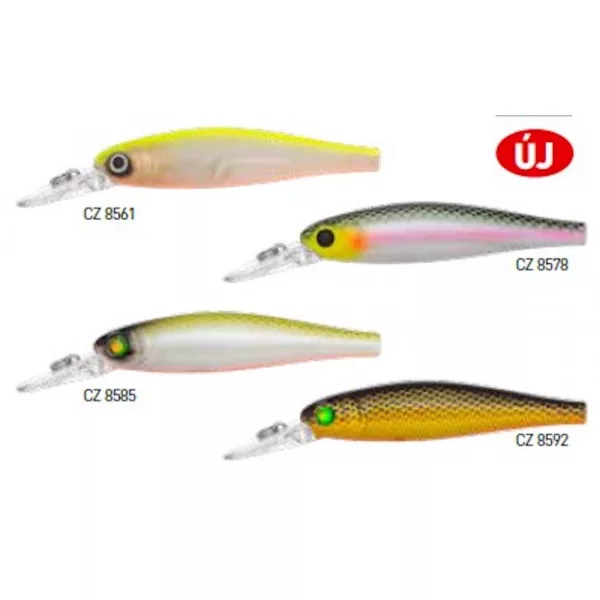 Predator Z Predator-Z Shotgun Blade vobler, 6,5 cm, 5,7 g, fluo zelena, bijela, tonuća