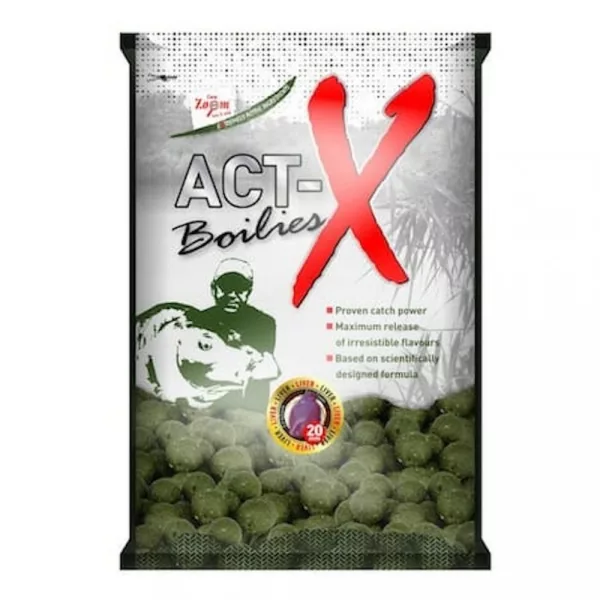 Carp Zoom CZ Act-X boile, 20 mm, vanilija, 800 g