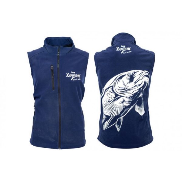 Carp Zoom CZ Ženski softshell prsluk, 2XL, tamnoplava