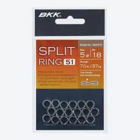 BKK SPLIT RING-51 8# 12 kom/paket Prsten za ključeve