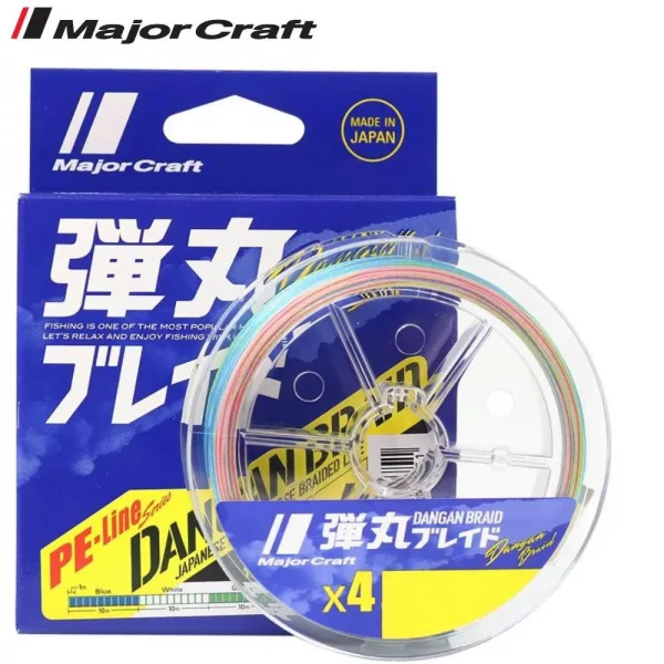Major Craft Dangan Braid X4 0,15mm 150m Multicolor Fonott Zsinór
