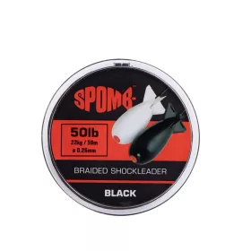 Fox Spomb Braided Leader Black Pletena Struna 22kg/50lb