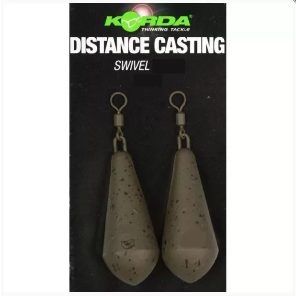 Korda Olovo za bojli Distance Casting Swivel Blister 112gr 2 kom