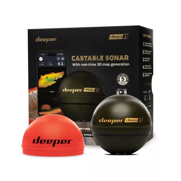 Deeper Smart Sonar Chirp+3 Sonar za ribu
