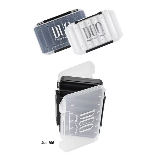 Duo Reverse Lure Case 100 19,3x10x3cm White/Silver Logo Kutija za mamce