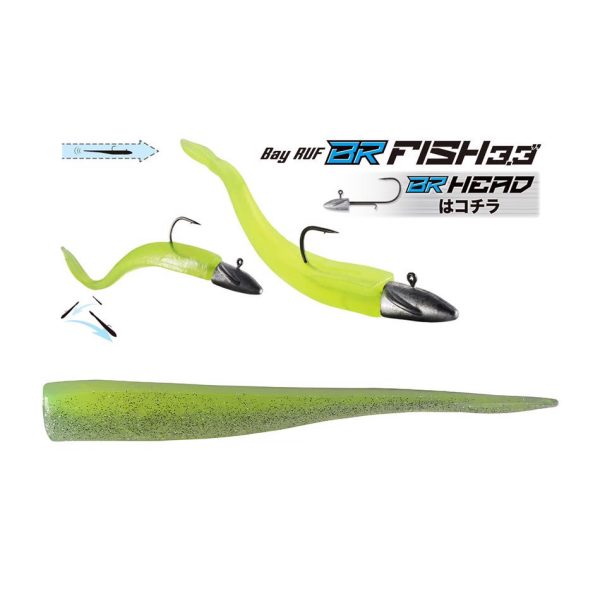 Duo Bayruf BR Fish 8,4cm S043 Chart Silver Plastični Mamac 7kom