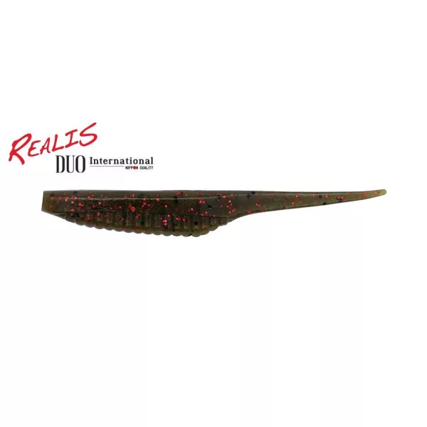 Duo Realis Versa Pintail 12,5cm F018 Green Pumpkin Red Flake Plastična mamac 5 kom