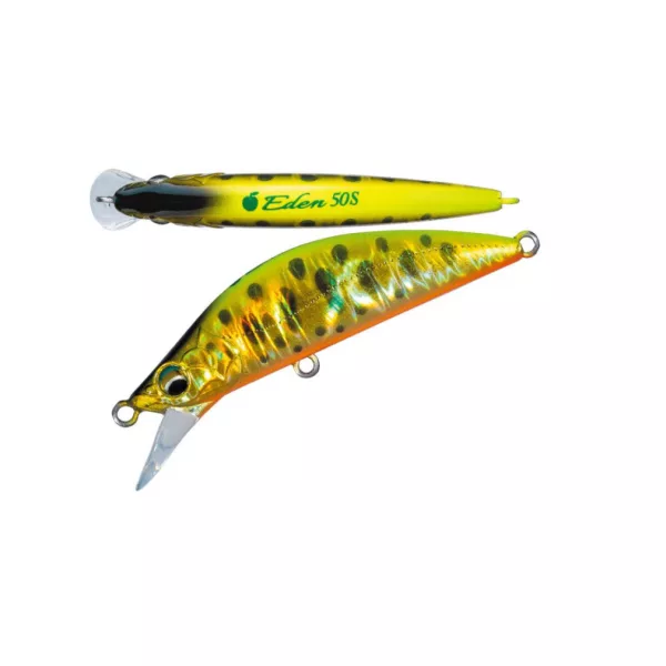 Major Craft Finetail Eden 50H 5cm 5,5gr #013 Gold Chart Yamame Tonući Vobler