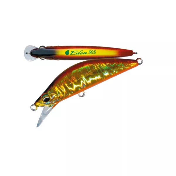 Major Craft Finetail Eden 50S 5cm 4,5gr #015 Laser Red Gold Tonući Wobbler