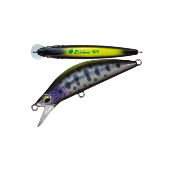 Major Craft Finetail Eden 50S 5cm 4,5gr #016 CM Monochrome Yamame Tonući Wobbler