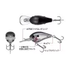 Evergreen Piccolo 4cm 6,4gr #379 Flash Silver Shad Vobler