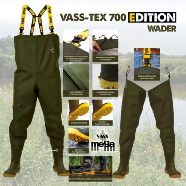 Vass-Tex 700E Melles Csizma 46