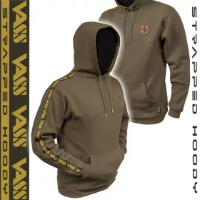Vass-Tex Strapped Hoody Khaki Pulóver S